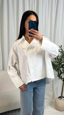 Chemise croisée en coton