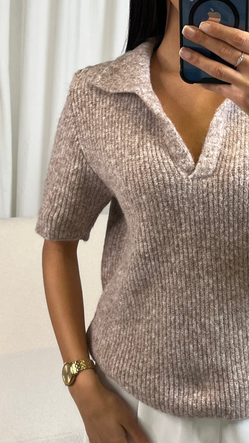 Pull manches courtes